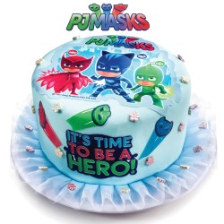 Σχέδιο τούρτας pj masks cut out σετ 20cm