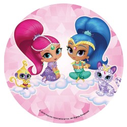 Σχέδιο τούρτας shimmer and shine 20cm