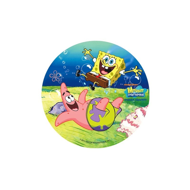 Σχέδιο τούρτας spongebob patrik 20cm