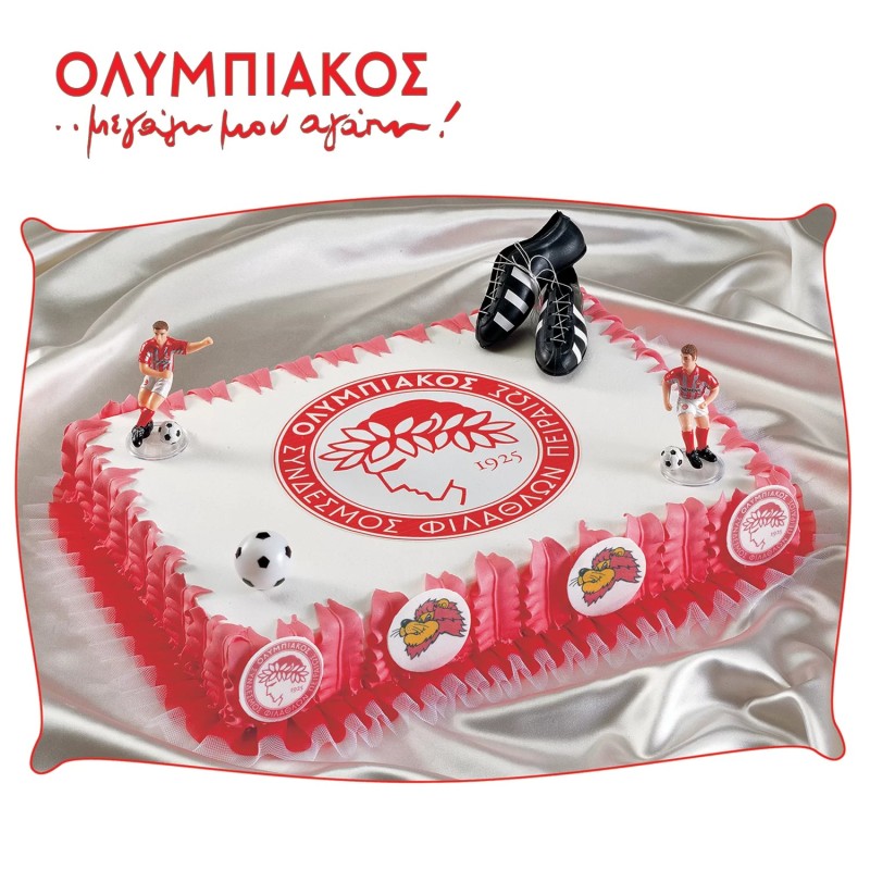 Σχέδιο τούρτας ολυμπιακος σετ