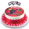 Σχέδιο τούρτας miraculous lady bug and cat noir σετ 20cm