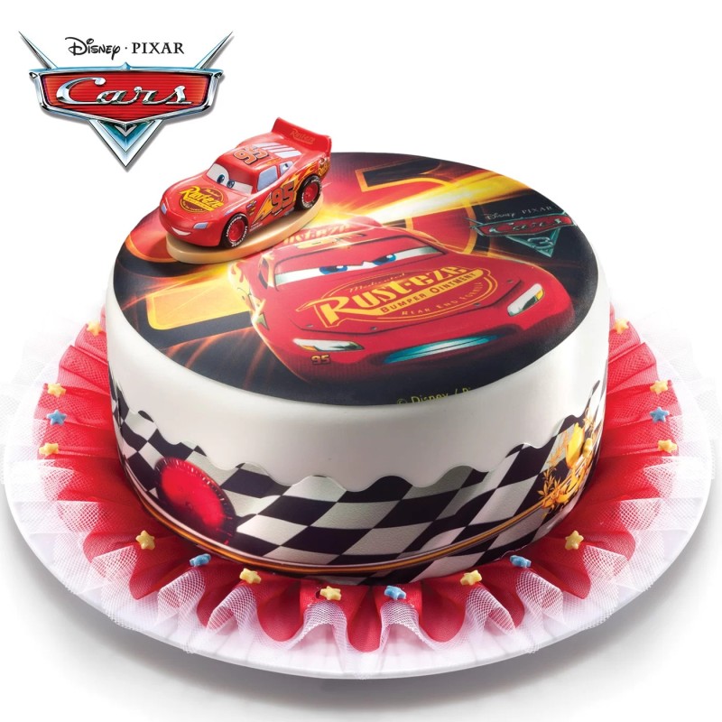 Σχέδιο τούρτας cars κεραυνός σετ 20cm