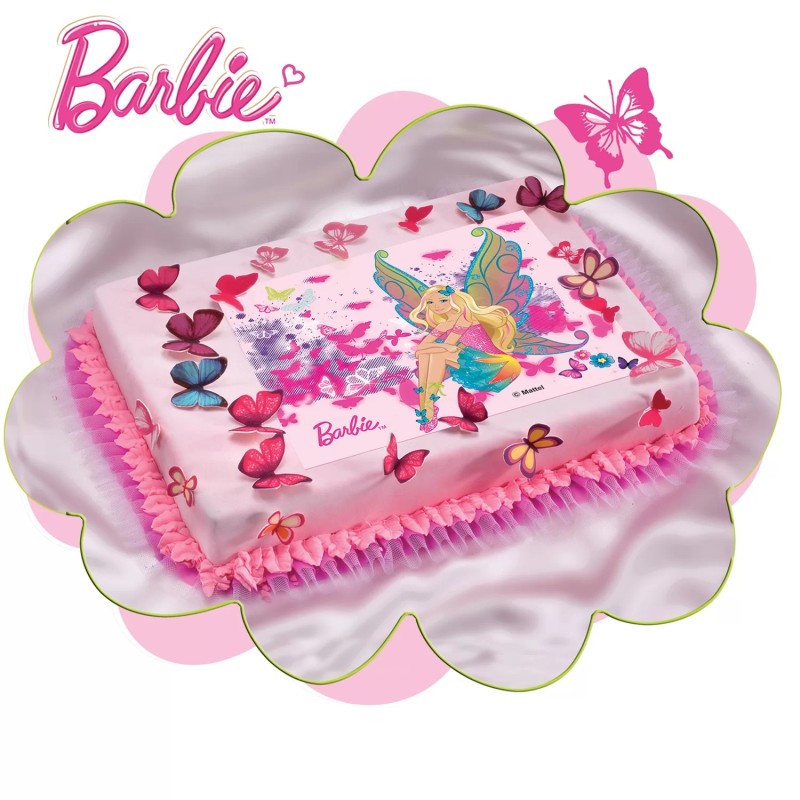 Σχέδιο τούρτας barbie σετ 20x30cm