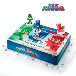 Σχέδιο τούρτας pj masks cut out σετ 20x30cm