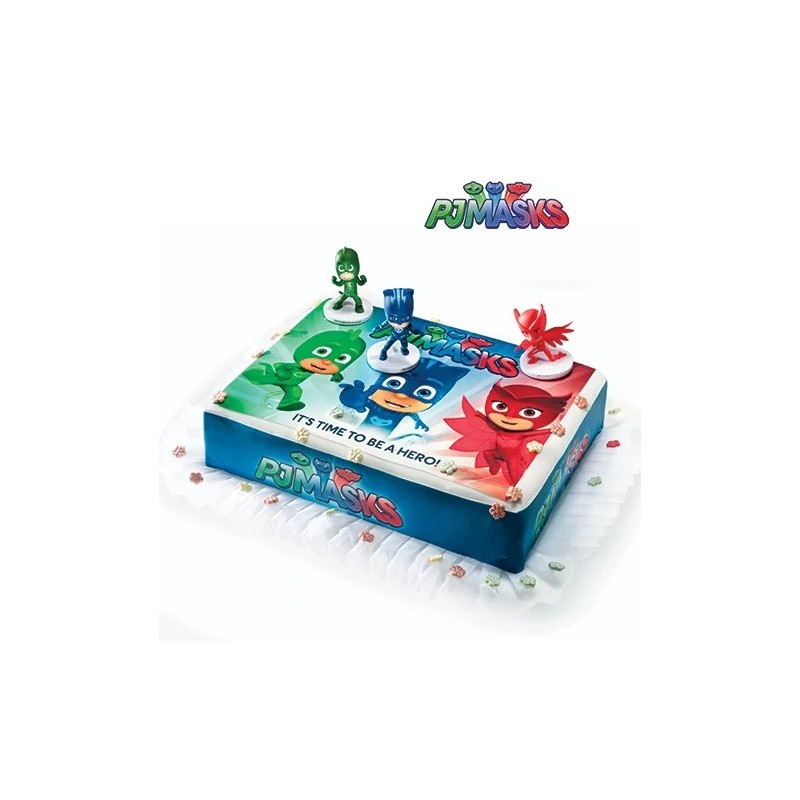 Σχέδιο τούρτας pj masks cut out σετ 20x30cm