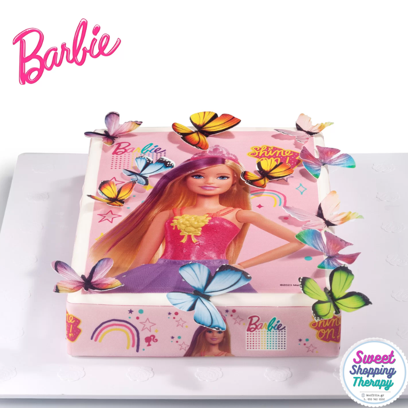 Σχέδιο τούρτας sugar paper Barbie!