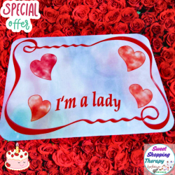 Σχέδιο τούρτας i'm a lady 20x30cm