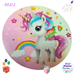 Σχέδιο τούρτας Unicorn 20cm