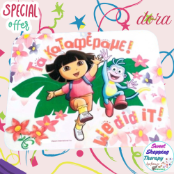 Σχέδιο τούρτας Dora 22x28cm