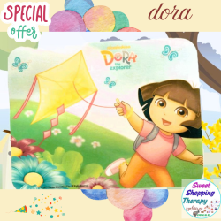 Σχέδιο τούρτας Dora 22x28cm