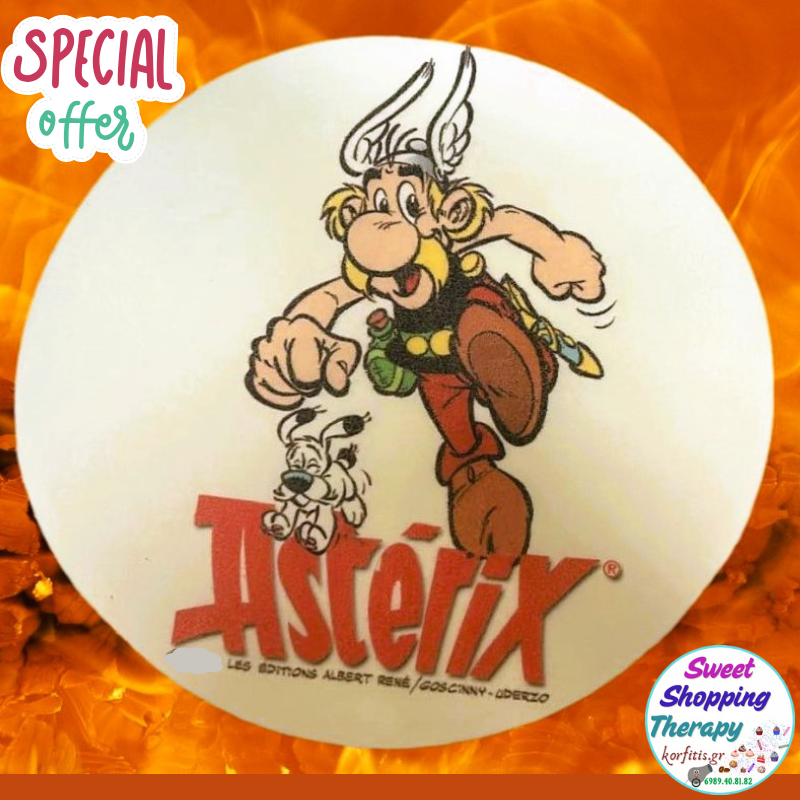 Σχέδιο τούρτας Asterix-Αστεριξ