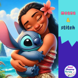 Σχέδιο τούρτας moana & stitch