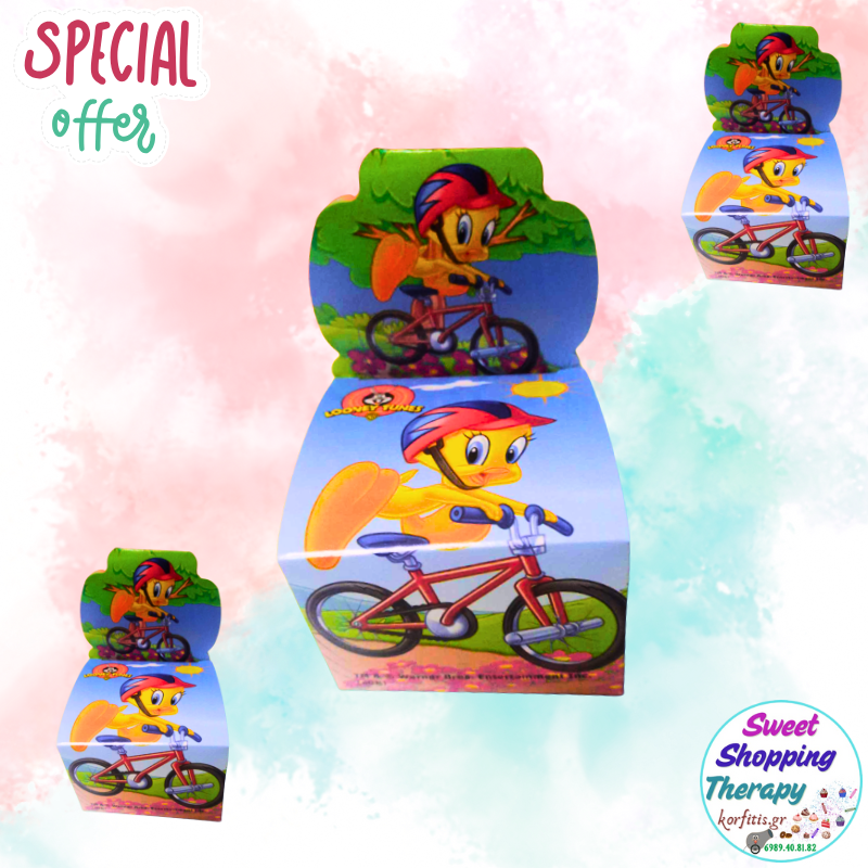 Κουτί βάπτισης ατομικό looney tunes-B04 (πράσινο)