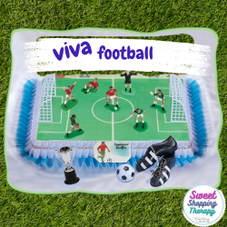 Σχέδιο τούρτας ποδόσφαιρο σετ 20x30cm